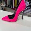 Pantofi Fucsia, Toc Negru