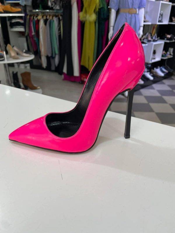Pantofi Fucsia, Toc Negru