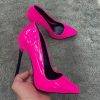 Pantofi Fucsia, Toc Negru
