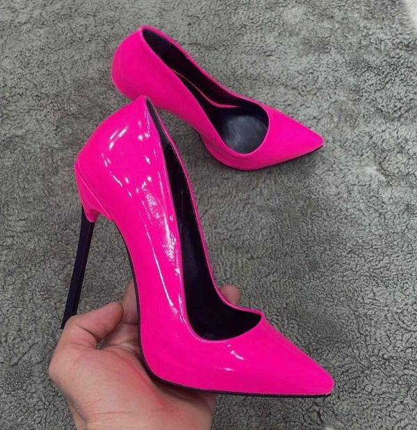Pantofi Fucsia, Toc Negru