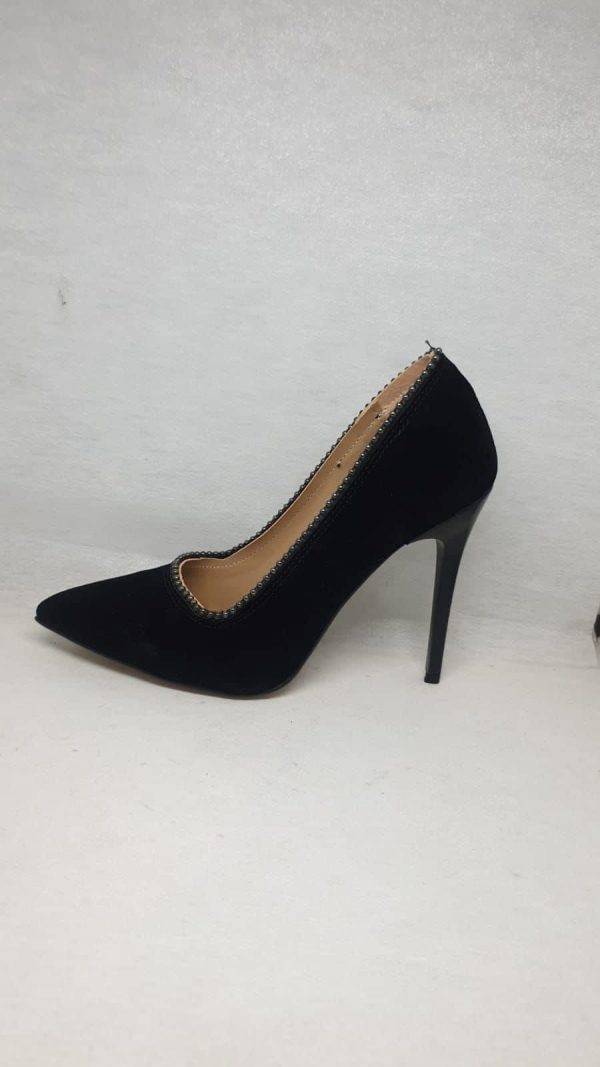 Pantof Elegant Velur Negru