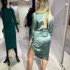 Rochie tip camasa olive