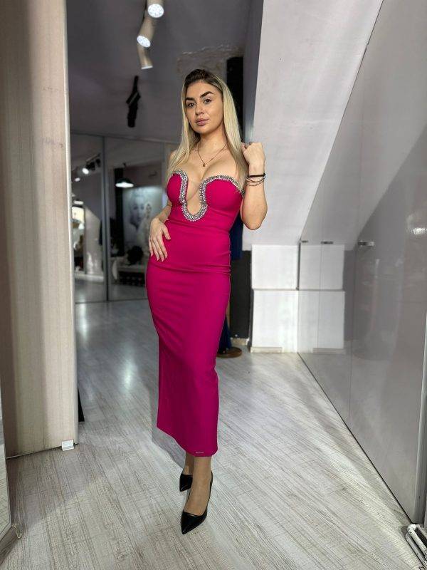 Rochie alma fucsia