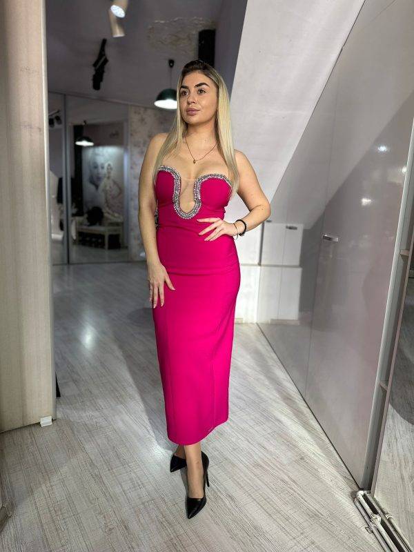 Rochie alma fucsia