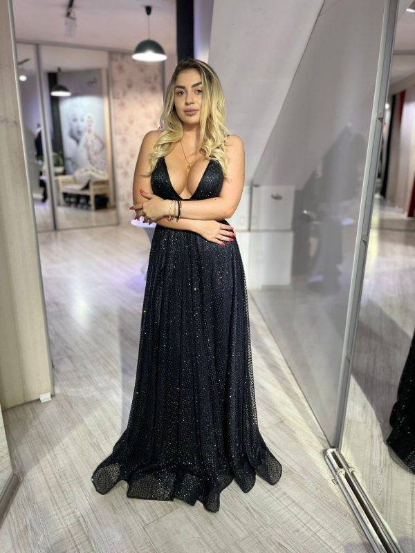 Rochie Black Glitter