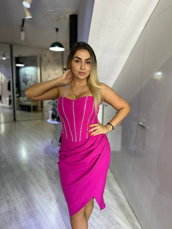 Rochie simone fucsia