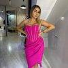 Rochie simone fucsia