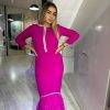 Rochie fame midi fucsia