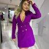 Rochie sacou magenta