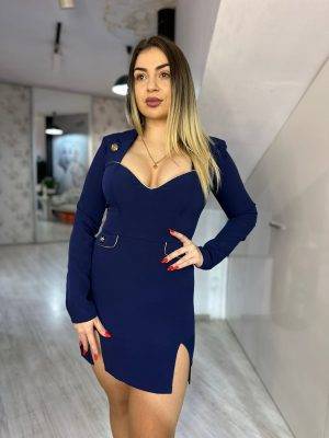 Rochie elisa bleumarin