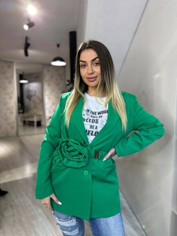 Sacou cu trandafir