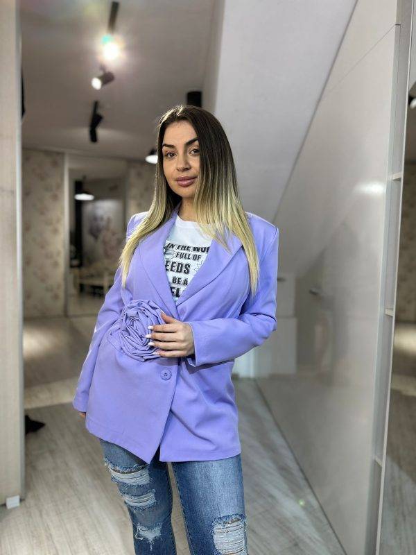 Sacou cu trandafir