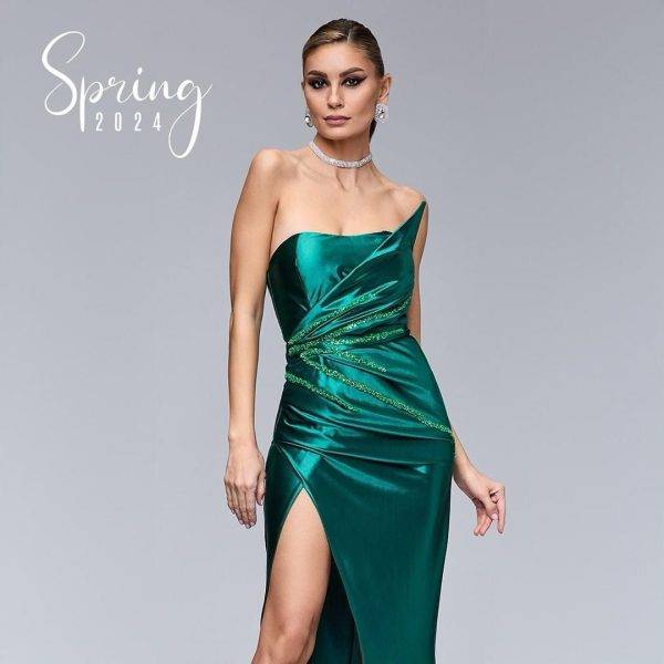 Rochie alegra verde