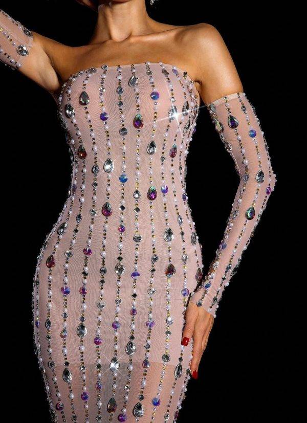 Rochie alle cu pietre