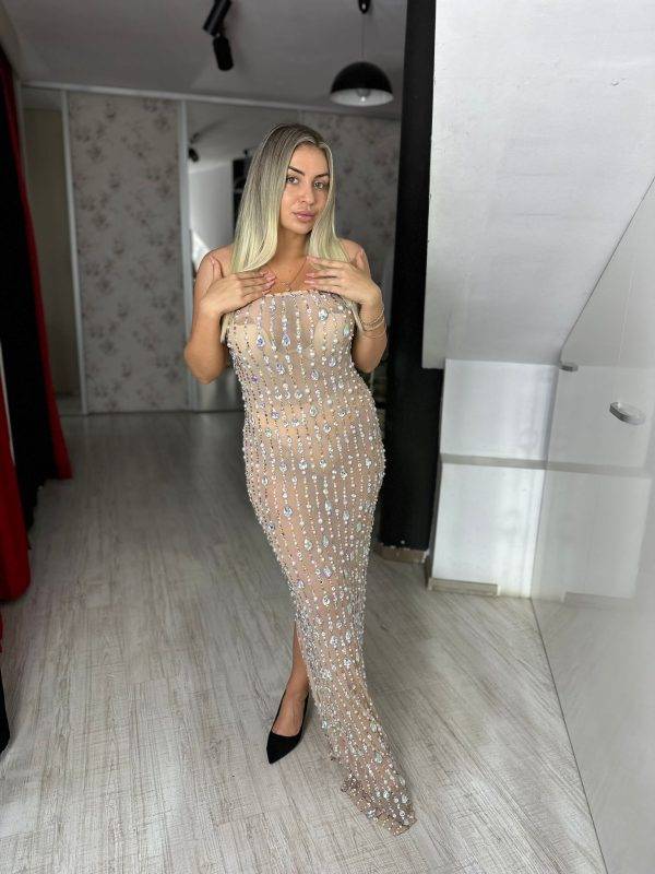 Rochie alle cu pietre