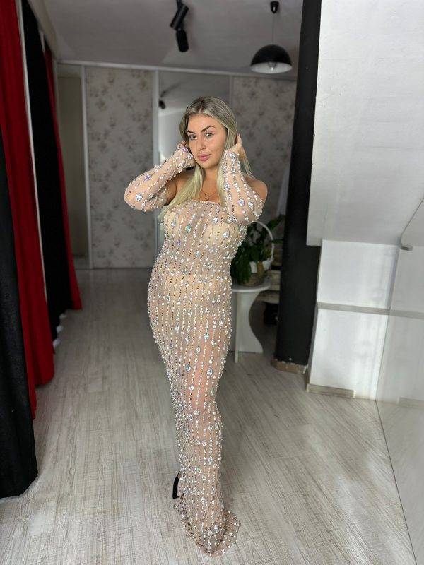 Rochie alle cu pietre