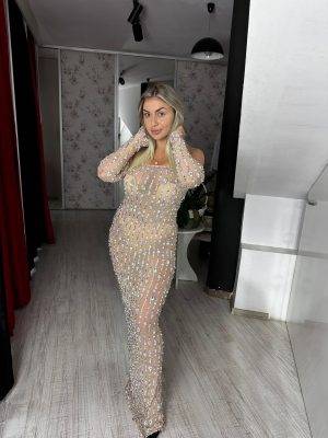 Rochie alle cu pietre