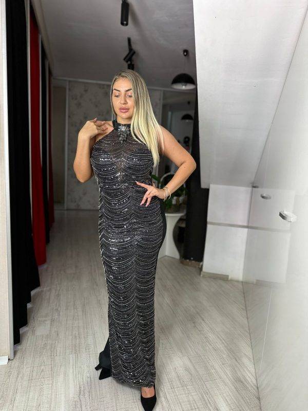 Rochie abby black midi