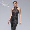 Rochie abby black midi