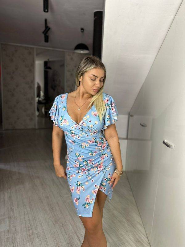 Rochie cu flori scurta