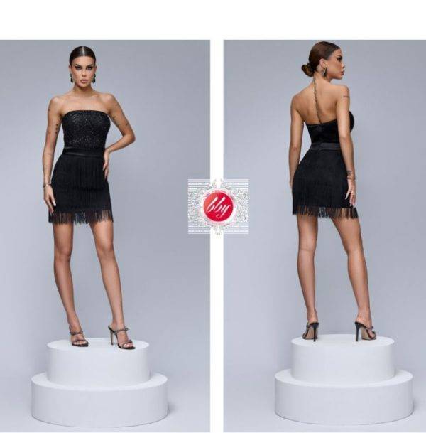 Rochie cu franjuri scurta