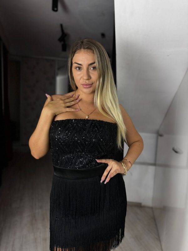 Rochie cu franjuri scurta