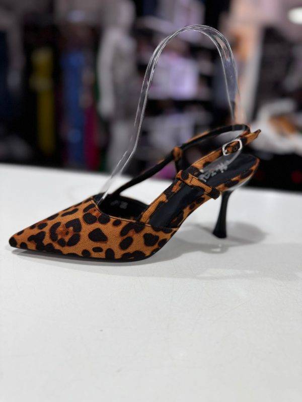 Pantofi stiletto print