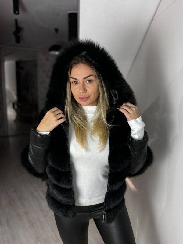 Blana naturala misha black