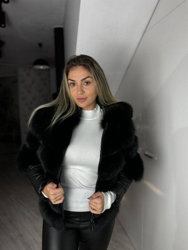 Blana naturala misha black