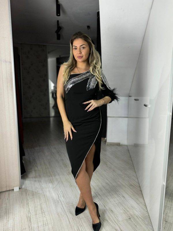 Rochie vera black midi