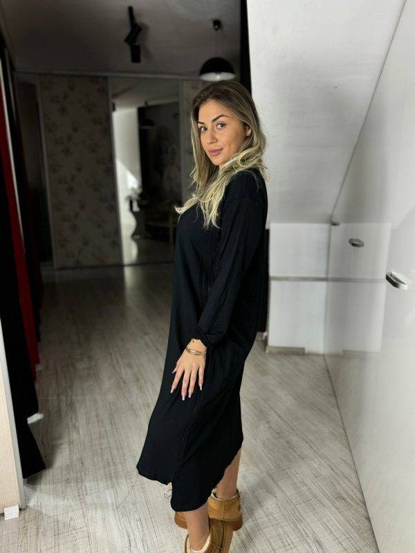 Rochie oversize fermoar lateral
