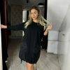 Rochie oversize cu buzunare