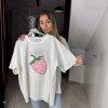 Tricou imprimeu capsuna