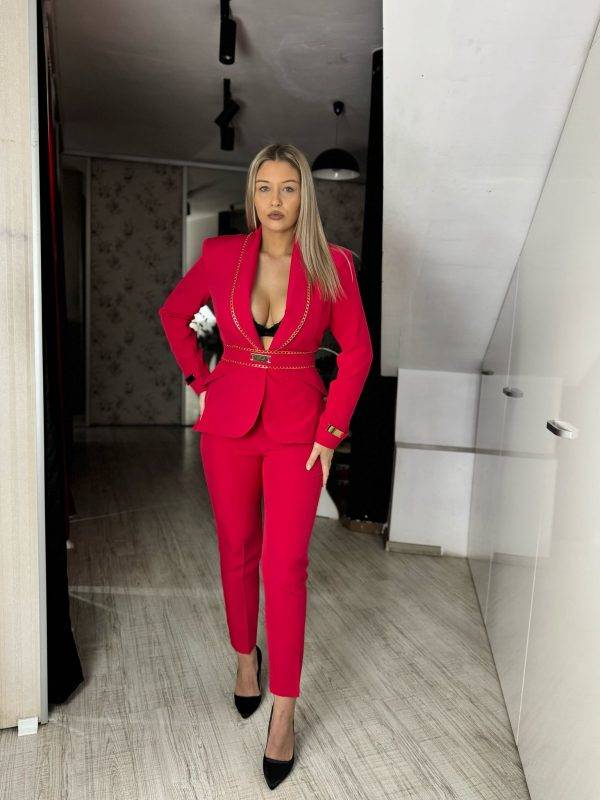 Costum red 2 piese