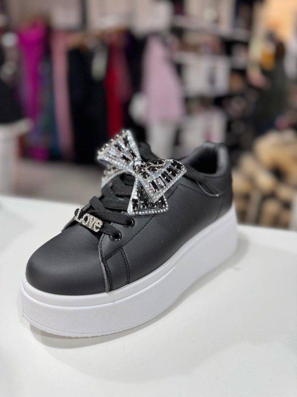 Adidas negru cu fundita