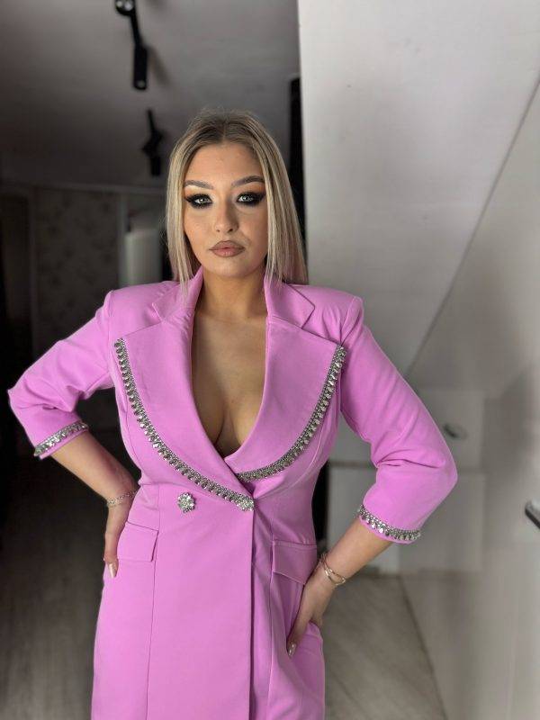 Rochie sacou roz