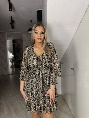 Rochie cu elastic in talie