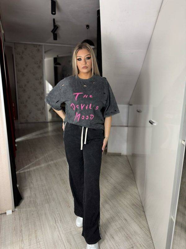 Pantaloni negrii sport