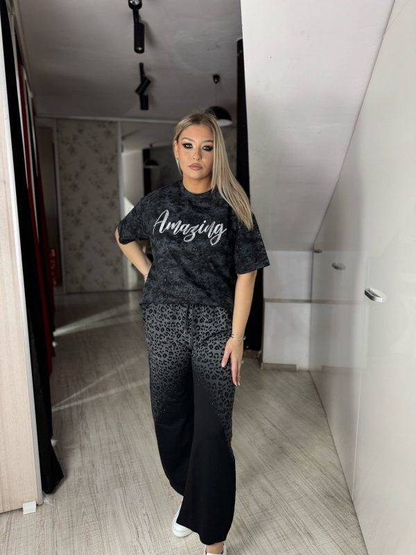 Pantaloni sport print