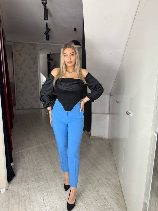 Pantalon karol albastru