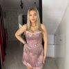 Rochie scurta rose