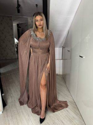 Rochie ivona cappucino