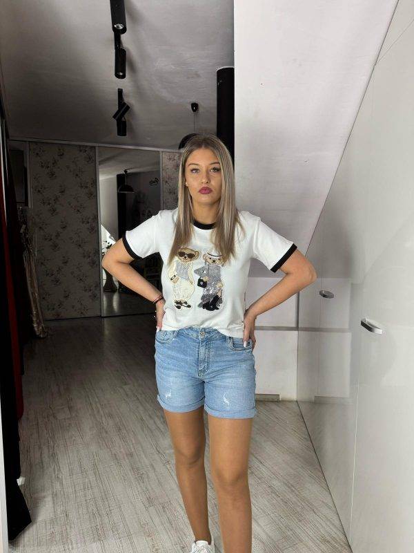 Pantalon scurt albastru