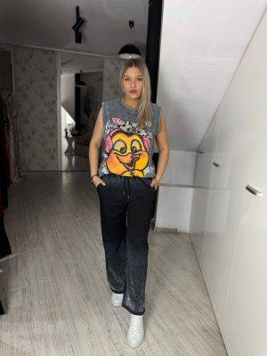 Pantalon cu pietricele