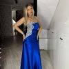 Rochie maia albastru electric