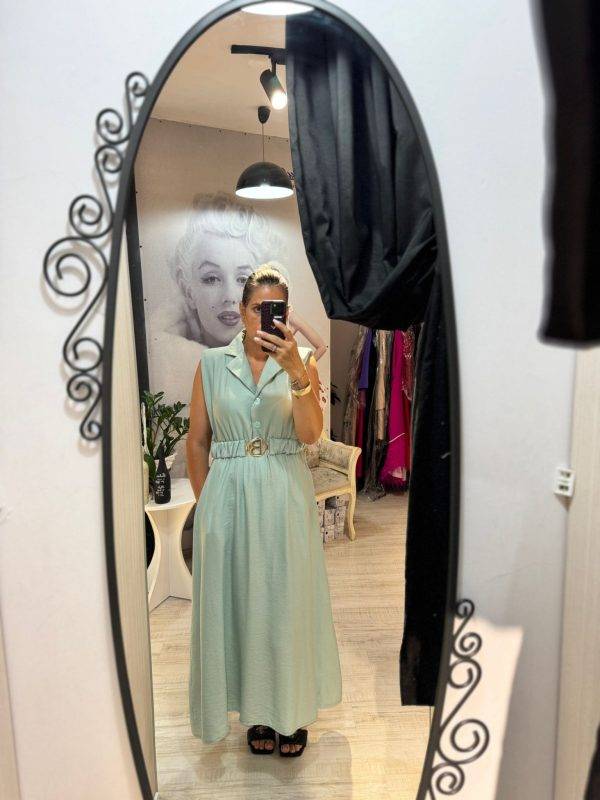 Rochie midi tip camasa