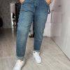 Blug albastru baggy fit