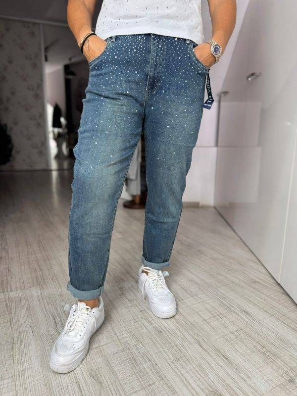 Blug albastru baggy fit