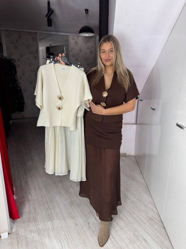 Compleu doua piese din tricot