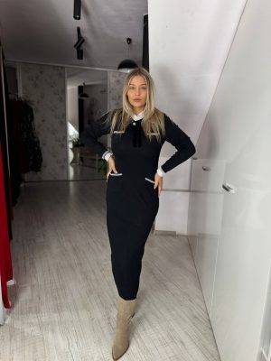 Rochie lunga din tricot